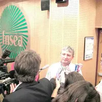 Henri Brichart, peu de temps après la fin des négociations.