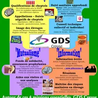 GDS Creuse a pour objet « de contribuer par tous les moyens dont il dispose à l’amélioration de l’état sanitaire de toutes les espèces d’animaux d’éle