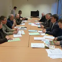 Anne-Marie Boulengier et ses collaborateurs ont reçu les représentants de la FRSEA Limousin et des FDSEA de Corrèze, Creuse et Haute-Vienne.