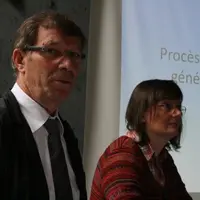 Henri Trichart, président de Galilait et Evelyne Gouret, directrice en poste depuis juillet 2011, suite au départ à la retraite de Jean-Paul Hennequin