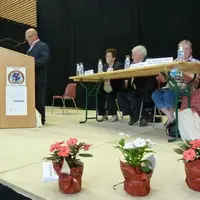 Raymond Baynaud, secrétaire adjoint de l’ANRAF et président de la section des anciens de la FDSEA 87 a souligné l’absence de représentants de l’État à