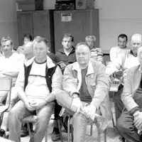 L'assemblée lors de la réunion.