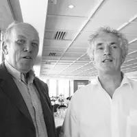 Bertrand Dusaussoy (à gauche), président des Gîtes de France Creuse à la rencontre de Yannick Fassaert, président national.