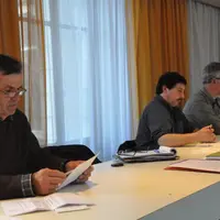 De gauche à droite : Gérard d'Aubigny, Pascal Lerousseau et Thyerry Jamot.
