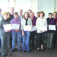 Remise de diplômes.