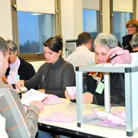 Lors du dépouillement dans les locaux de la MSA de la Creuse, la semaine dernière.