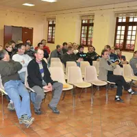 Les producteurs creusois concernés par la marque Lait de montagne se sont retrouvés à Mérinchal le 7 novembre.