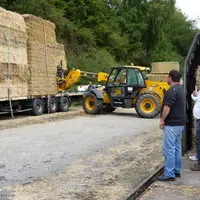 Leur second train de paille est arrivé en gare de Limoges. Pas vraiment pratique pour les agriculteurs de l’Est de la Creuse.