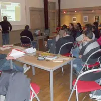 Des éleveurs attentifs à la réunion de Gouzon.