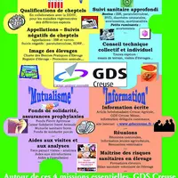GDS Creuse a pour objet « de contribuer par tous les moyens dont il dispose à l’amélioration de l’état sanitaire de toutes les espèces d’animaux d’éle