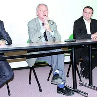 De gauche à droite : Yves Soulhol, Bernard Valleix, Yannick Fialip et Marie-Sophie Dedieu.