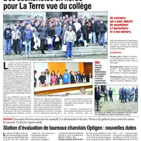 Un exemple de la nouvelle présentation du journal.