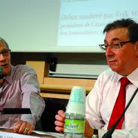Jean-Luc Demarty, directeur général de l’agriculture et du développement rural à la commission européenne, à droite.