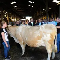 Visite des élus au lycée agricole le mardi 3 septembre 2013 à l’EPLEFPA de la Lozère, Saint Chely d’Apcher