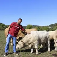 Vincent Bessière du Gaec Bessière de la Rouvière.