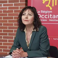 Carole Delga, présidente de la région Occitanie, présente les mesures du plan de relance en conférence de presse le mercredi 30 avril.