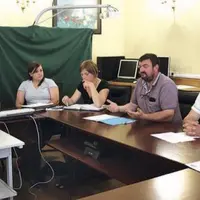 Membres de la FDSEA et JA ont pu échanger avec le préfet, lundi 19 juin, dans le salon jaune de la préfecture.