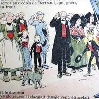 Les histoires de « Bécassine Pendant la guerre », « Bécassine chez les Alliés » et « Bécassine mobilisée » paraissent successivement en 1916, 1917 et