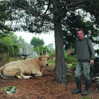 Vincent Garnier, éleveur à Chantegrenouille, commune de Saint Laurent de Muret