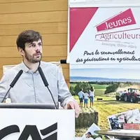 Clément Rivoire, vice-président de Jeunes agriculteurs Auvergne-Rhône-Alpes en charge du dossier installation.