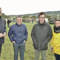 De gauche à droite, Jean-Claude Virenque (président d’Unicor), Laurent Bernede (fondateur de WeFarmUp), David Albinet (Cadauma), et Marion Seiller (We