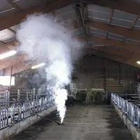 La visualisation des circuits d’air au moyen de fumigènes permet d’apprécier le fonctionnement de la ventilation.
