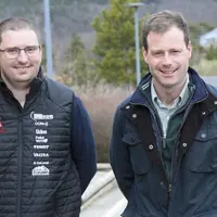 Hervé Boudon et Guillaume Cabot, vice-président du syndicat national.