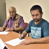 Jean-Paul Prudhomme, président de la SRPR, et Pascal Gouttenoire, président de la SRFM, ont signé la charte des bonnes relations entre bailleurs et pr
