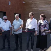 Samedi 2 juillet, en présence des élus régionaux d'Aveyron et de Lozère, la ferme du causse a inauguré son nouvel atelier de transformation et son esp