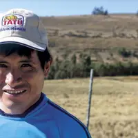Robert Balabarca, agriculteur de 38 ans, est le représentant élu de la communauté paysanne « Cordillera Blanca », vivant à Canrey Chico