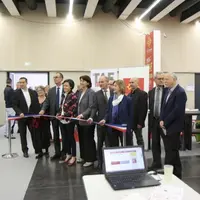Plusieurs officiels avaient fait le déplacement pour inaugurer le salon, dont Aurélie Mallols, vice-présidente de la Région et Sophie Pantel, présiden