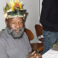 Le chef papou Mundiya Képanga était l’invité du lycée agricole Le Valentin à Bourg-lès-Valence (Drôme), pour témoigner du réchauffement climatique et