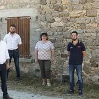 Les élus des syndicats JA et FDSEA ont invité le député européen Jérémy Decerle (en première ligne sur la gauche sur la photo) lors du conseil fédéral