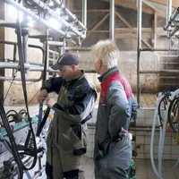 Chez Benoît Régis, à Pratlong (commune de Cubières), tout est sous contrôle : autant les animaux que les machines utilisées. Et pour s'assurer du bon