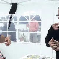 Dimanche, Interbev proposait aux personnes de passage de déguster de la viande locale.