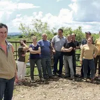 Bernard Ginalhac et Estelle Delarue ont expliqué comment préserver l’environnement sert la trésorerie de l’exploitation.
