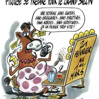 Filouse, une Rouge Flamande, née le 18 octobre 2010 d’un père Chocolat et d’une mère Cyrène est la mascotte du salon. Son nom vient du patois Cht’i, F