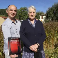 L’ouvrage de Michel Danguiral s’appuie sur les mémoires de Michel Zilberstein et de Marcelle Tarrié (ici à ses côtés).