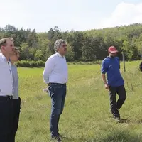 Vendredi 13 mai, Vincent Labarthe, vice-président de la région Occitanie en charge de l'agriculture et de l'enseignement agricole, était invité en Loz