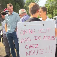 Les agriculteurs avaient manifesté à Florac au cours de l'été.