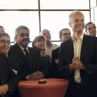 Laurent Wauquiez et Olivier Bianchi ont inauguré les nouveaux locaux du Bivouac installés depuis août dernier à l’hôtel de Région à Clermont-Ferrand.