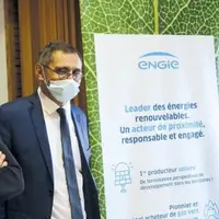 Jeudi 17 juin, Pierre Morel-à-l'Huissier, le député de la Lozère, Serge Pina, directeur régional de Engie Occitanie-Andorre, et Xavier Poudevigne, mai