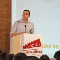 Julien Tufféry, président des Jeunes agriculteurs de la Lozère.