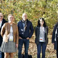 De gauche à droite : Gino Boismorin, directeur du pôle de compétitivité, Séverine Darsonville, présidente, Arnaud Chausson, responsable de projets che