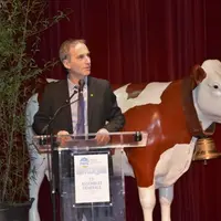 Thierry Roquefeuil, président de la FNPL, lors du 73e congrès  à Langres.