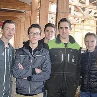 Céline, Jérôme, Bastien, Pierre, Cyril…élèves aujourd’hui, éleveurs demain.