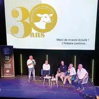 Les intervenants François Purseigle, sociologue à l'Ensat, Philippe Alazars responsable chez Bigard, Gilles Bernant, président de l'Agneau fermier des