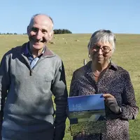 Emmenés par leur professeur d’occitan Roland Chabanon, les élèves du lycée agricole de Terre nouvelle ont découvert le buron de Théron (Montorzier), n