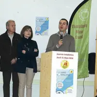 De gauche à droite : Bernard Durand, Frédéric Valette, Robert Aigoin, Patricia Brémond, Julien Tufféry et Éric Chevalier.
