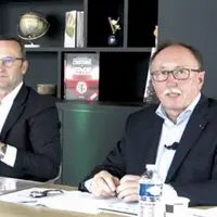 Olivier Larcher, directeur général et Jean-Yves Dagès, président de Groupama d’Oc.